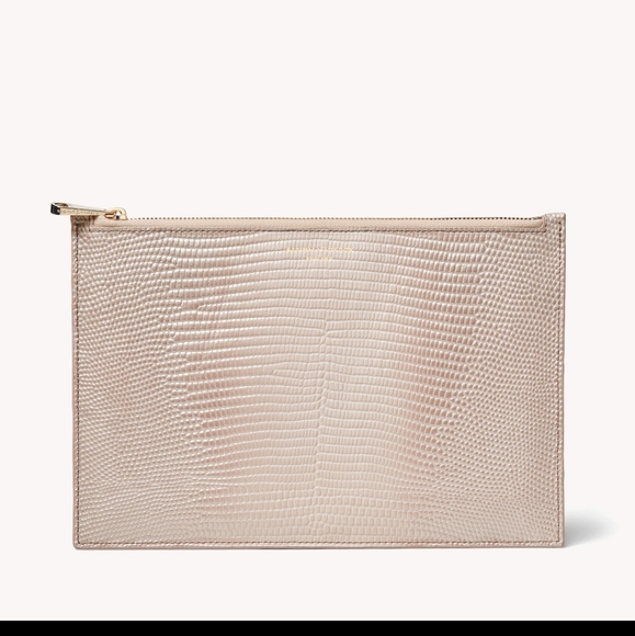 Aspinal of London Large Essential Flat Pouch - Picture 3 of 16